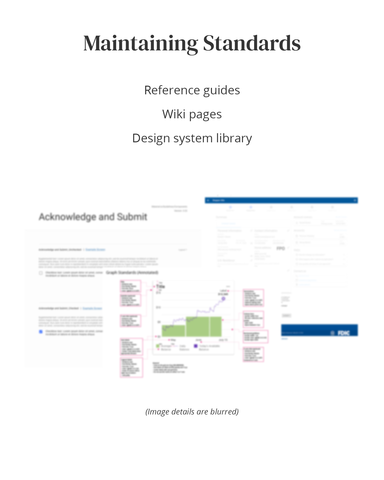 Examples of corporate standards and documentation